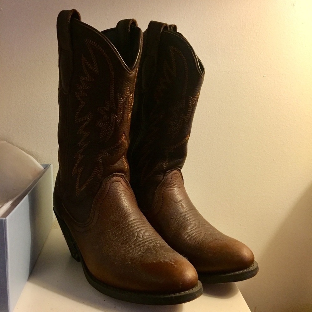 Leather Cowboy Boots